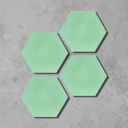 Pistachio Hexagonal Tile - Hyperion Tiles
