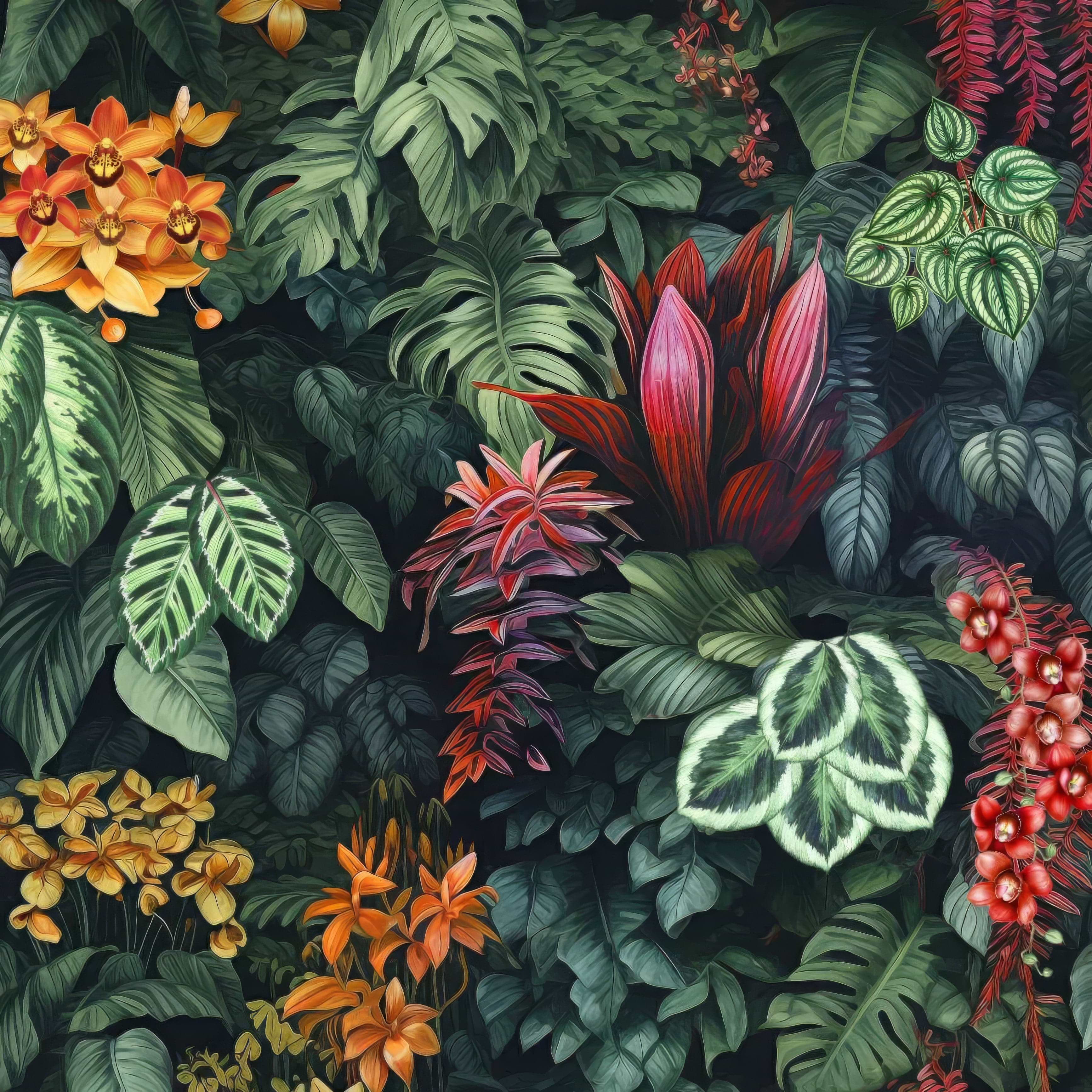 Shower Panel Botanical Plant By Hyperion Tiles