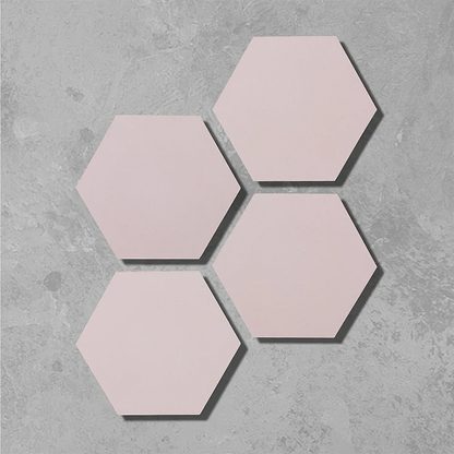 Plaster Hexagonal Tile - Hyperion Tiles