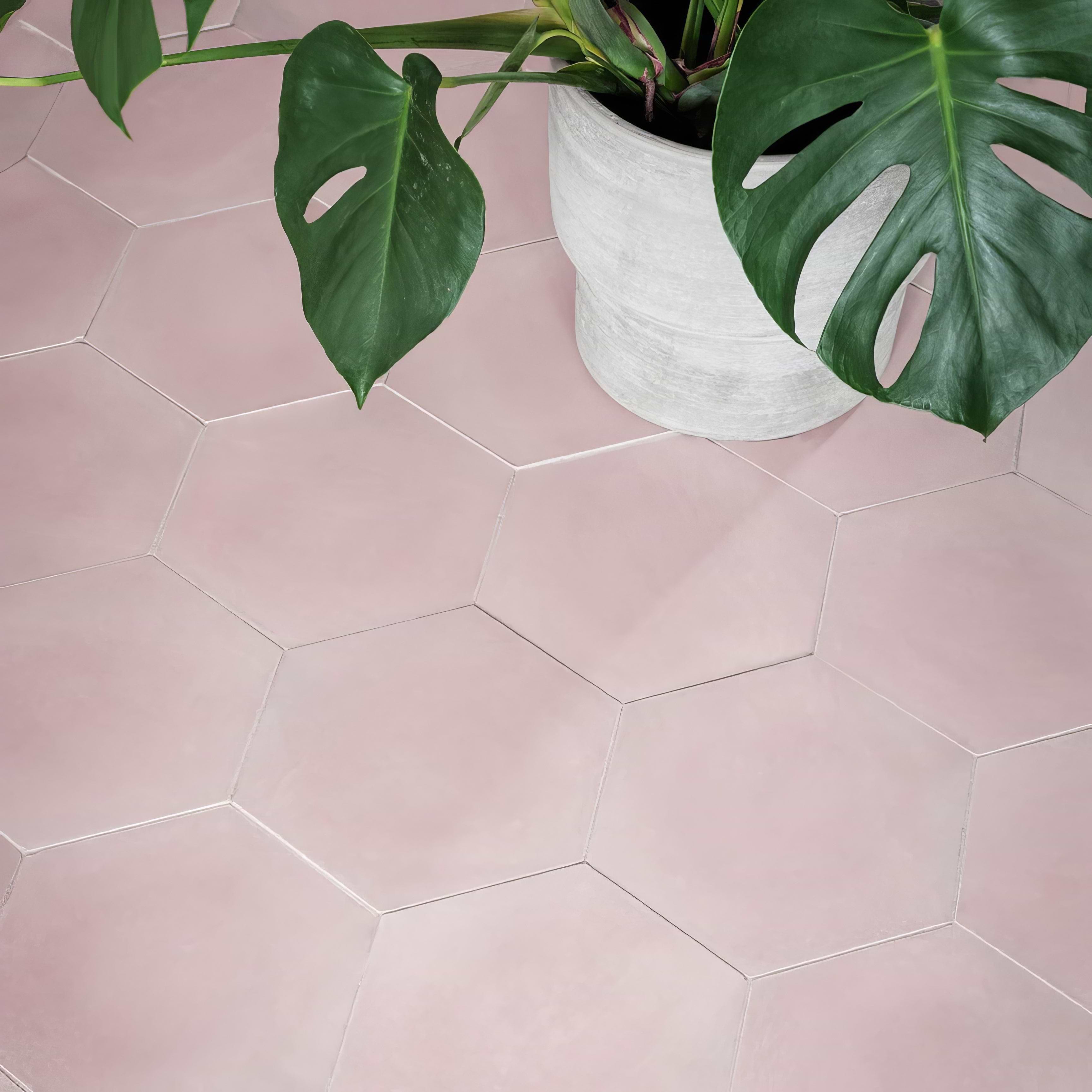 Plaster Hexagonal Tile - Hyperion Tiles