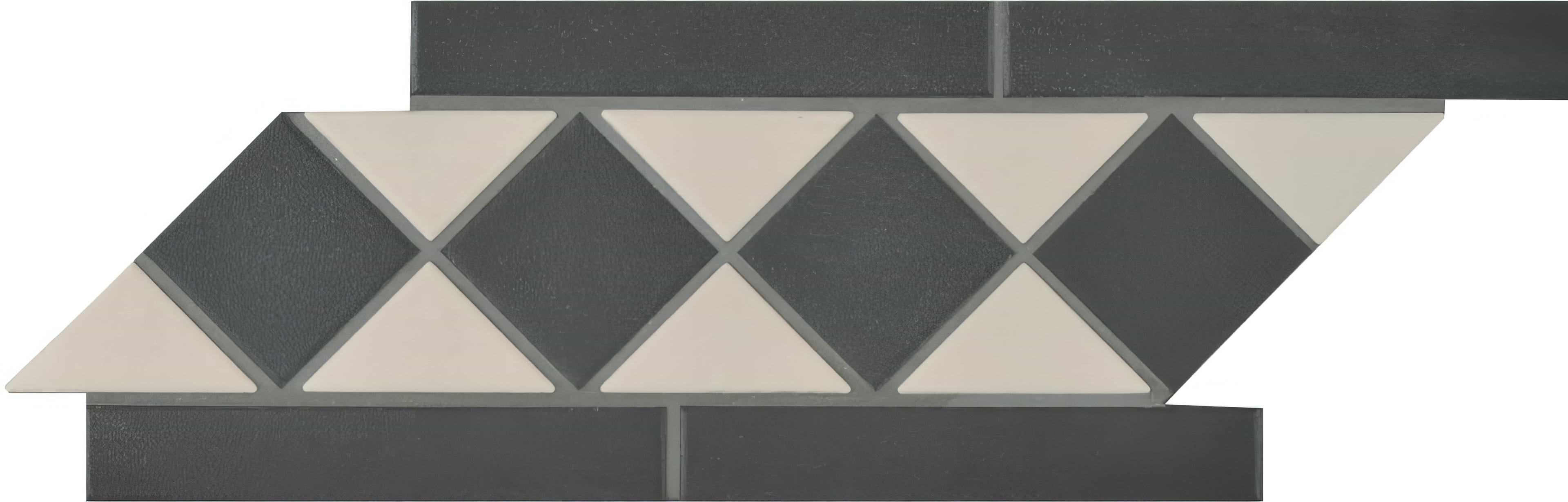 Porcelain Border White & Black - Hyperion Tiles