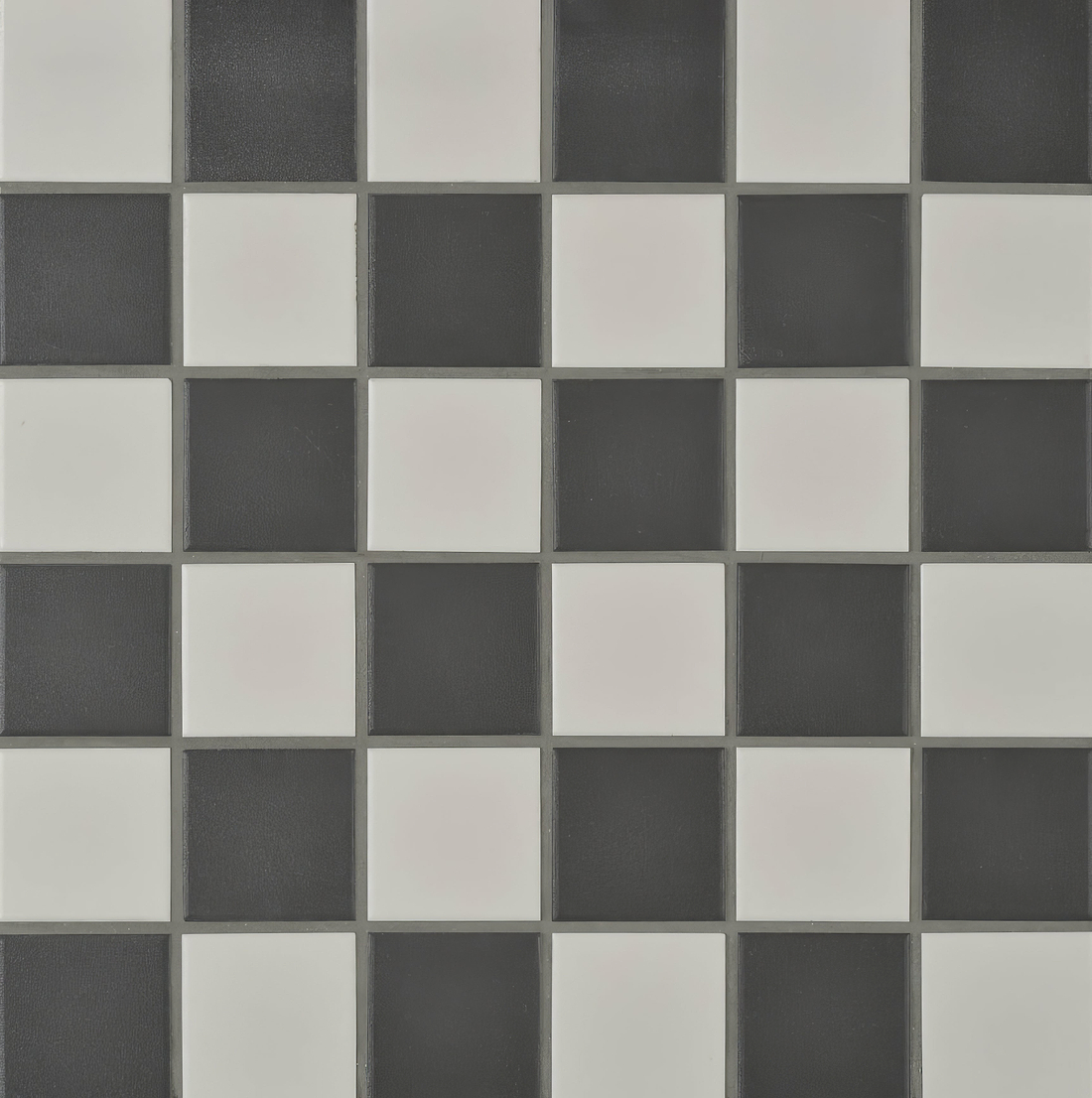 Porcelain Square White &amp; Black - Hyperion Tiles