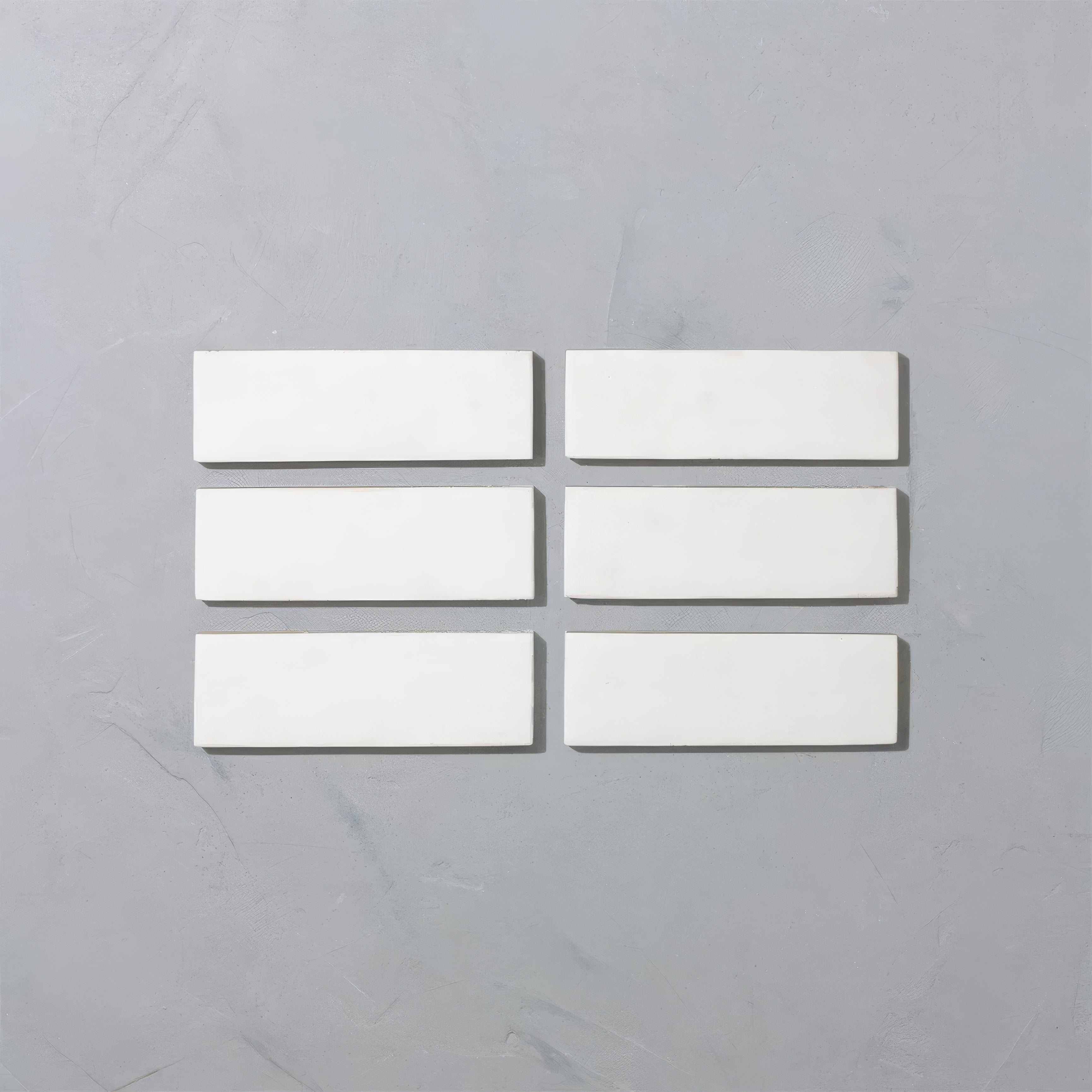 Porcelain White Bejmat Rectangle Tile | Hyperion Tiles