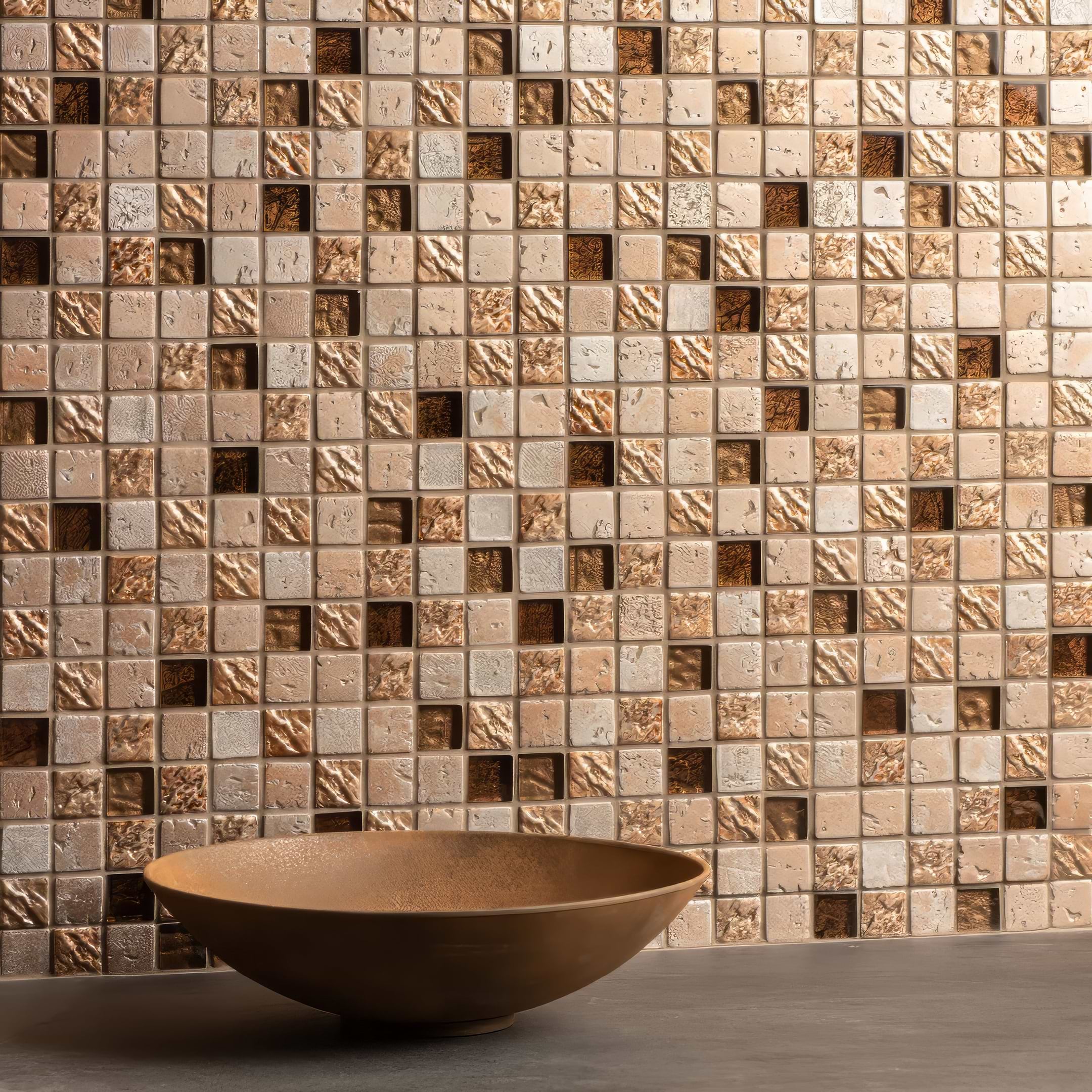 Postojna Glass and Stone Mosaic - Hyperion Tiles