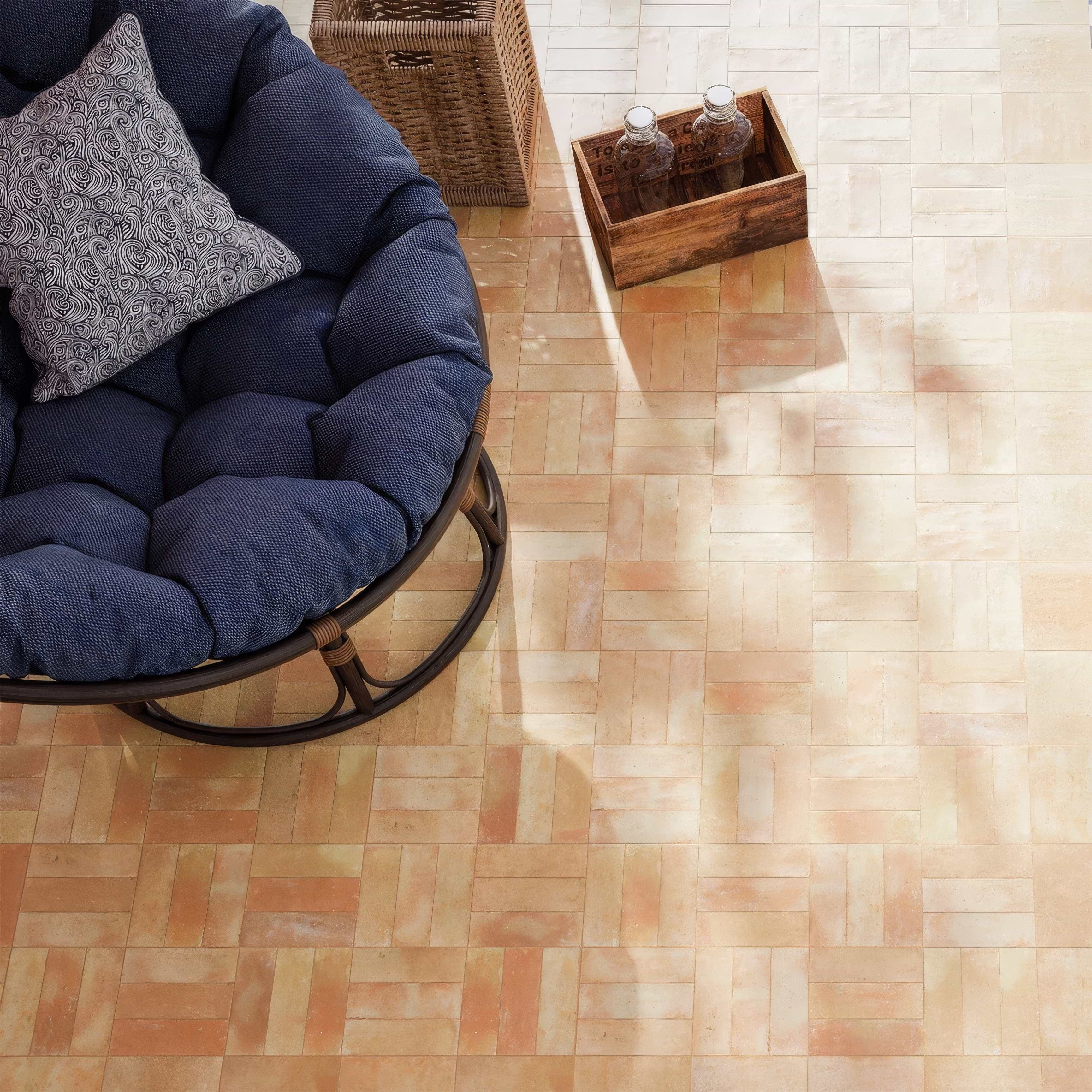 Porcelain Raw Bejmat Rectangle Tile | Hyperion Tiles