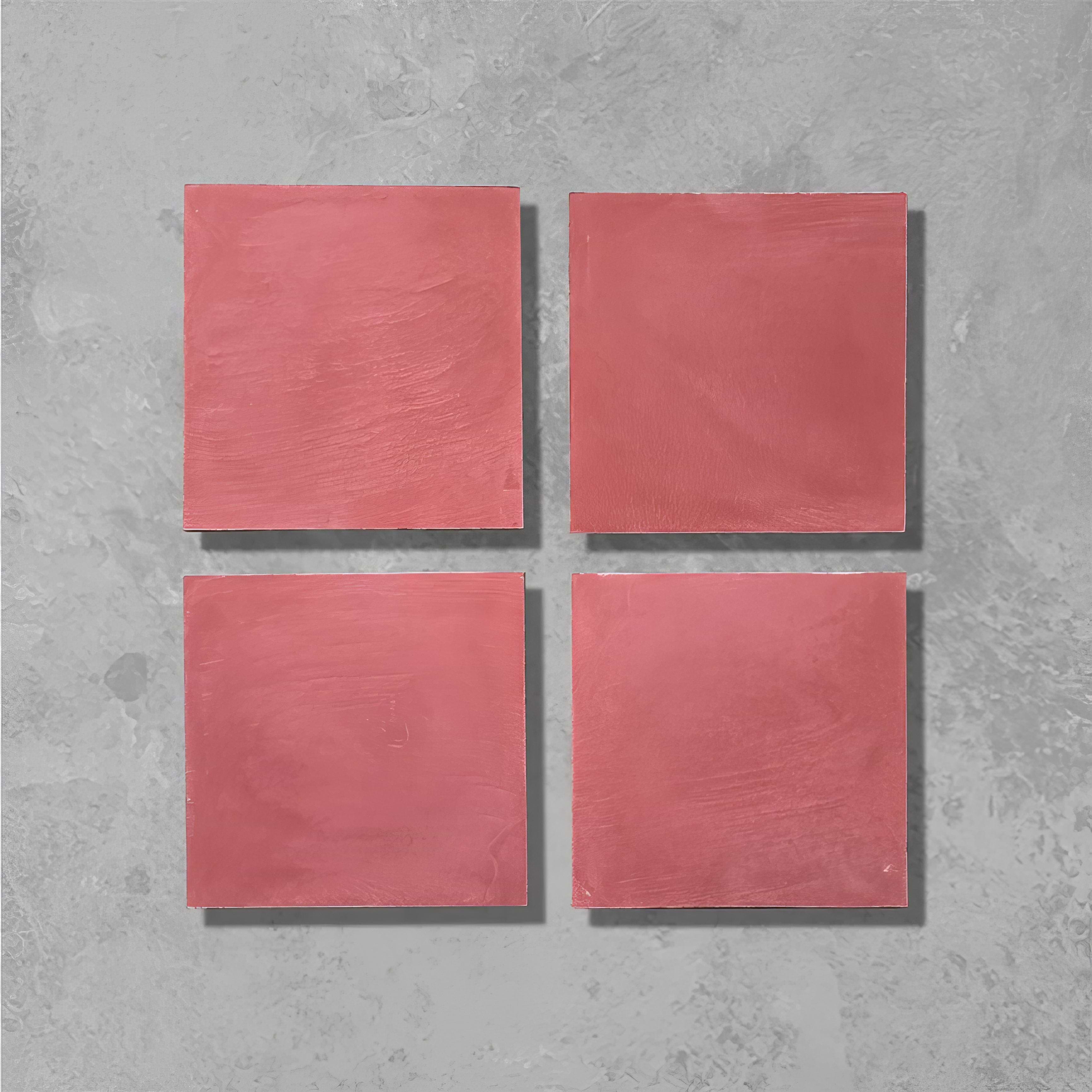 Rhubarb Square Tile - Hyperion Tiles
