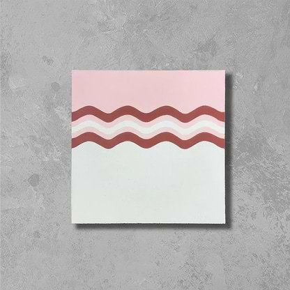 Ric Rac Bubblegum One Tile - Hyperion Tiles