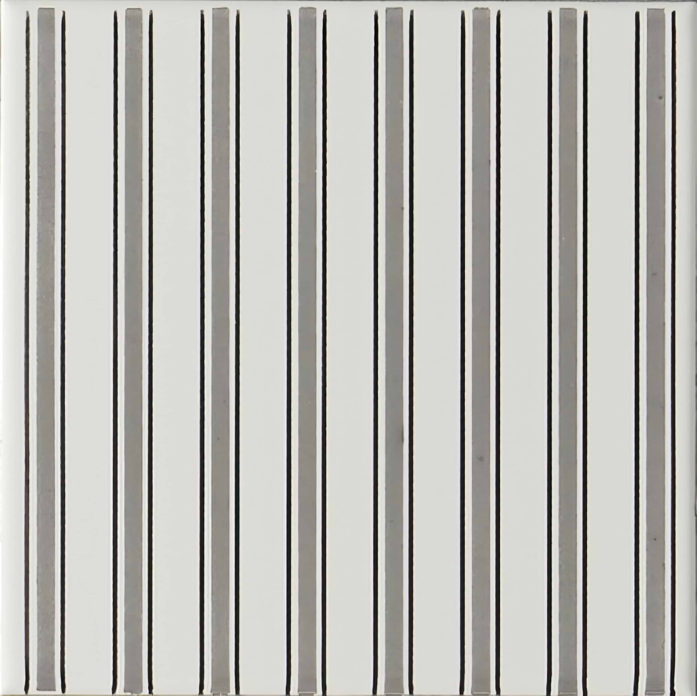 Riviera Grey on Brilliant White - Hyperion Tiles