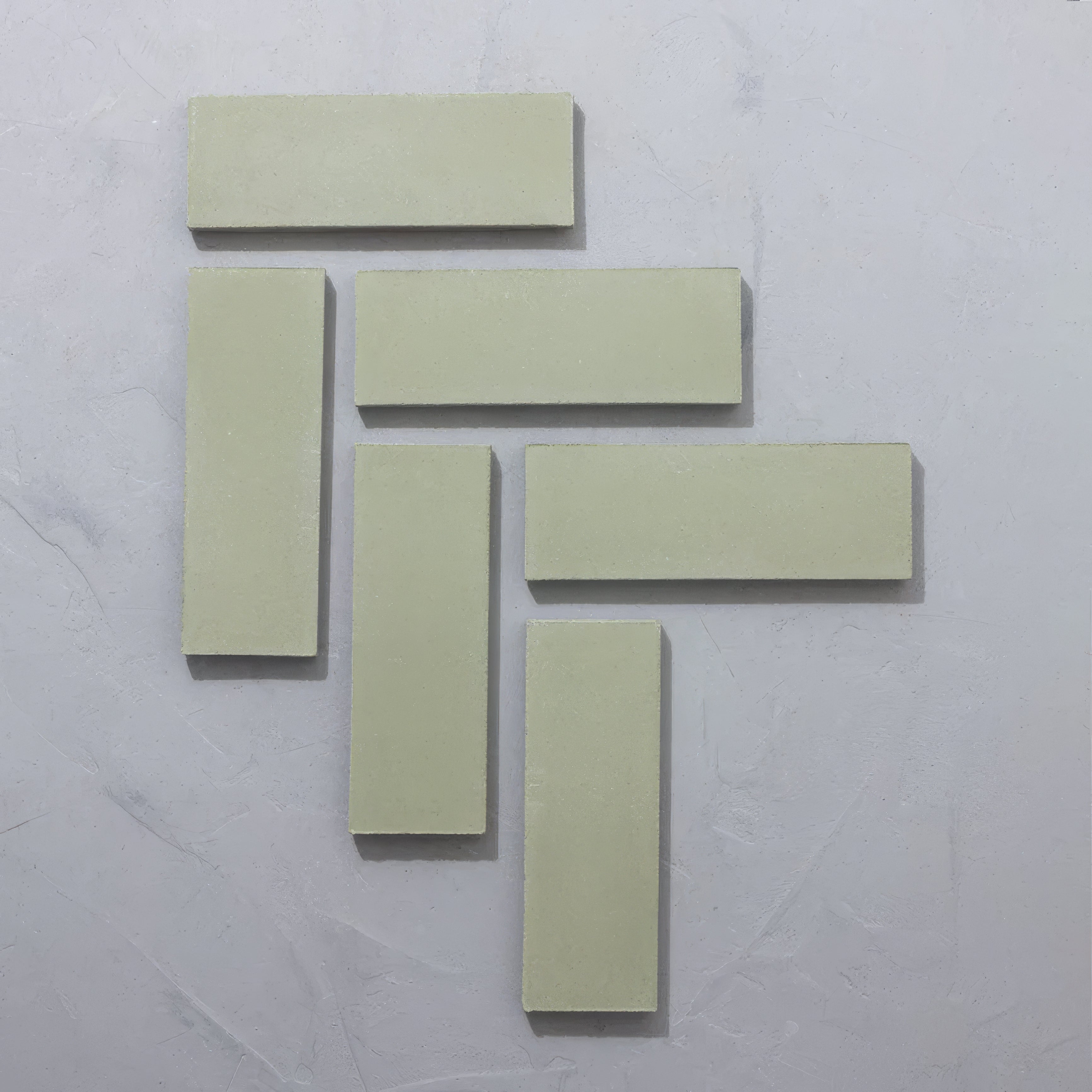 Rosemary Green Herringbone Tile - Hyperion Tiles