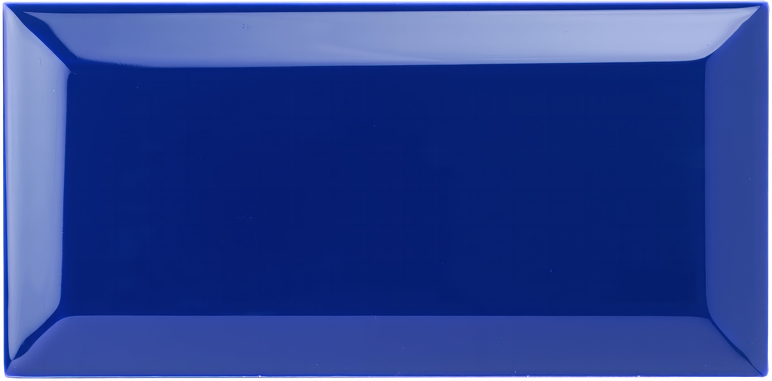 Royal Blue Metro Bevelled Tile - Hyperion Tiles