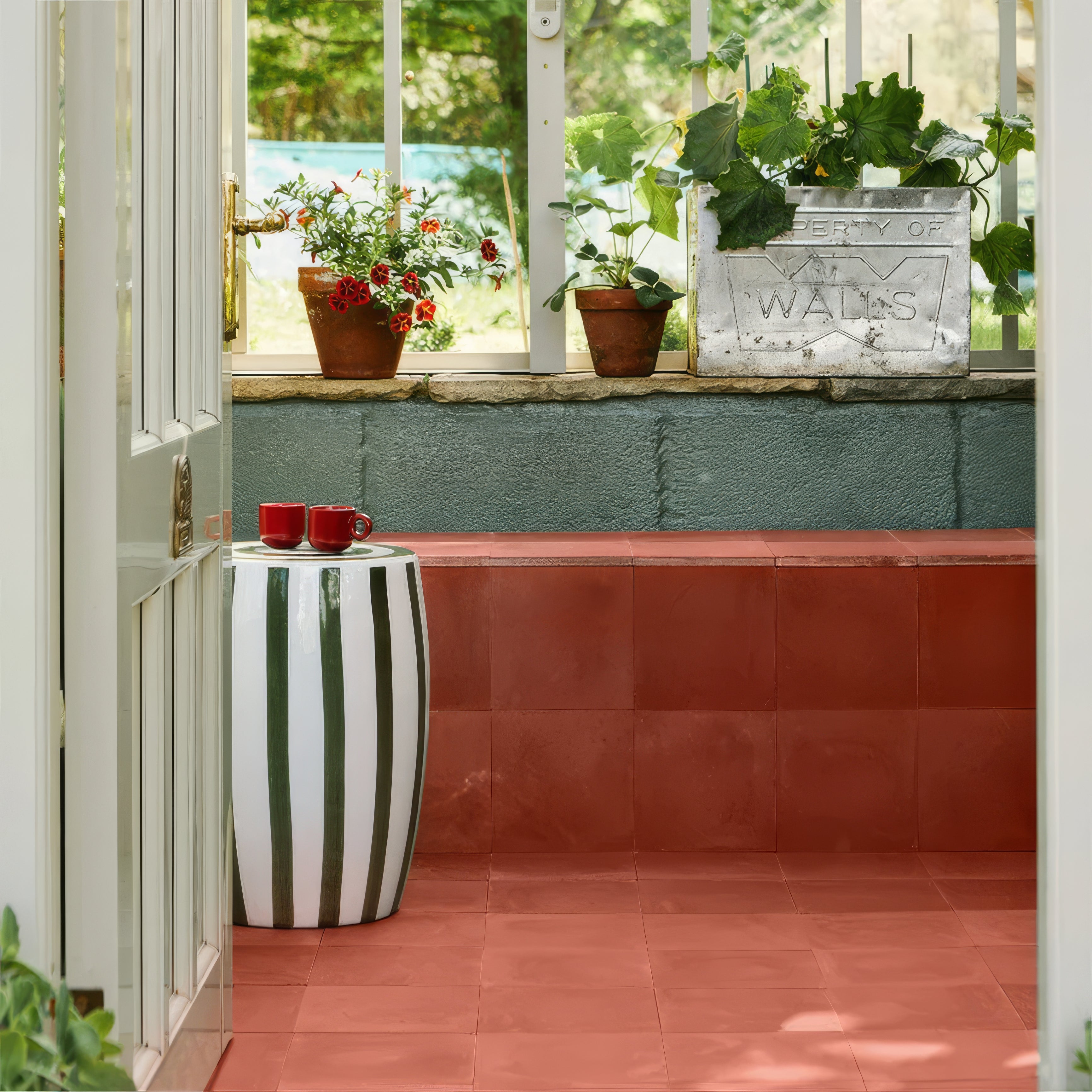 Rust Square Tile By Hyperion Tiles
