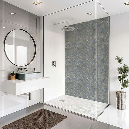 Shower Panel Art Deco Peacock By Hyperion Tiles