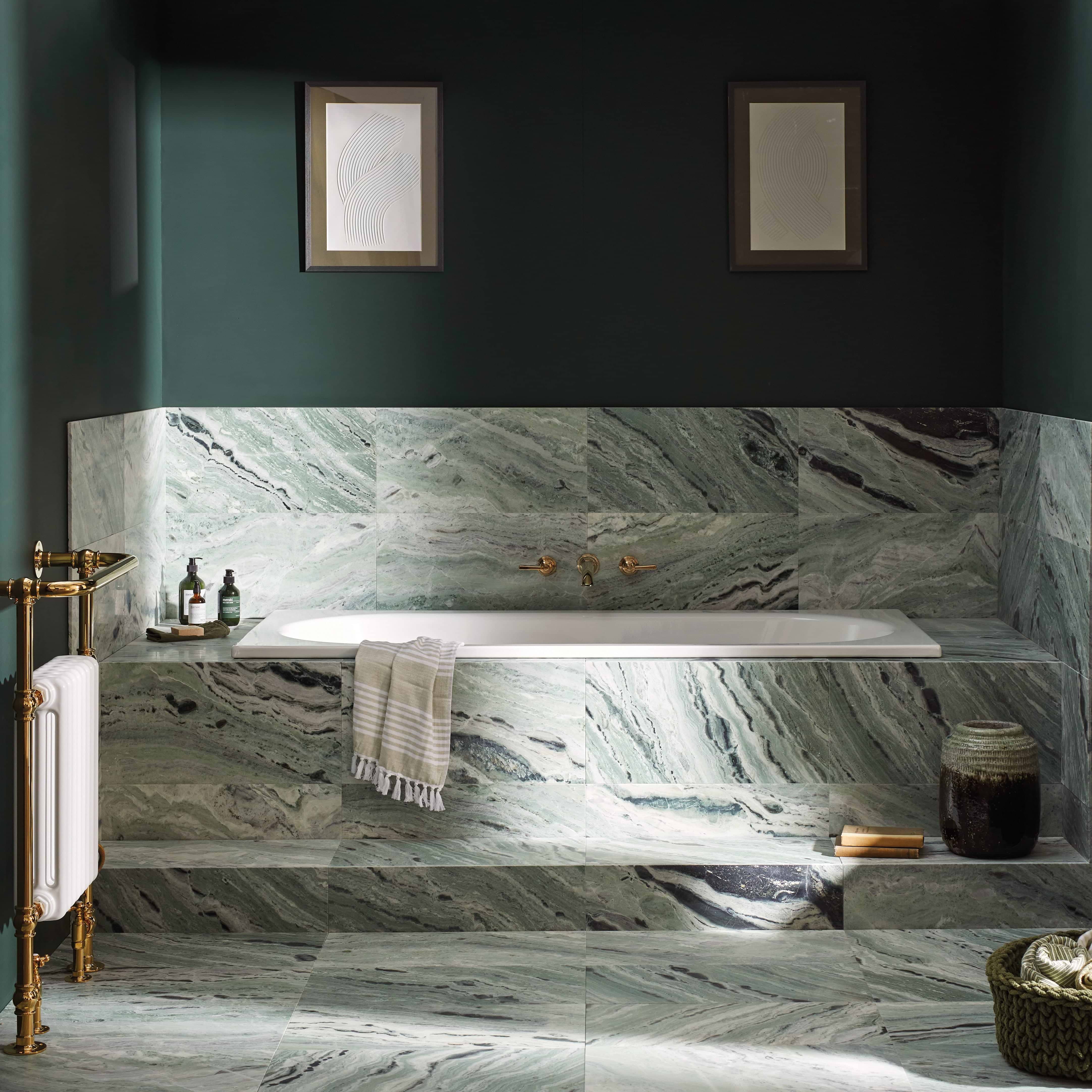 Seaspray Green Marble 30 x 60cm By Hyperion Tiles