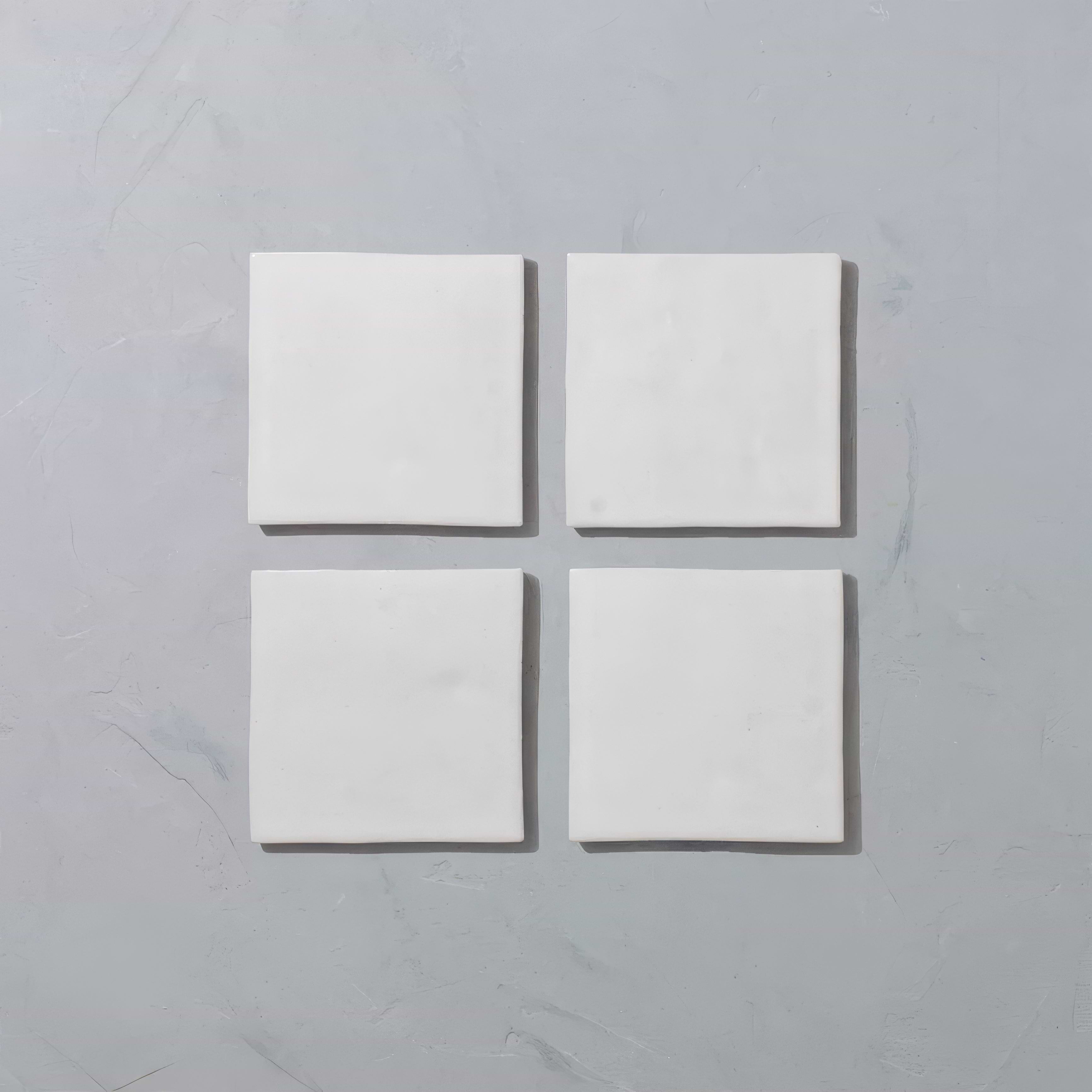 Salt White Ceramic Zellige By Hyperion Tiles