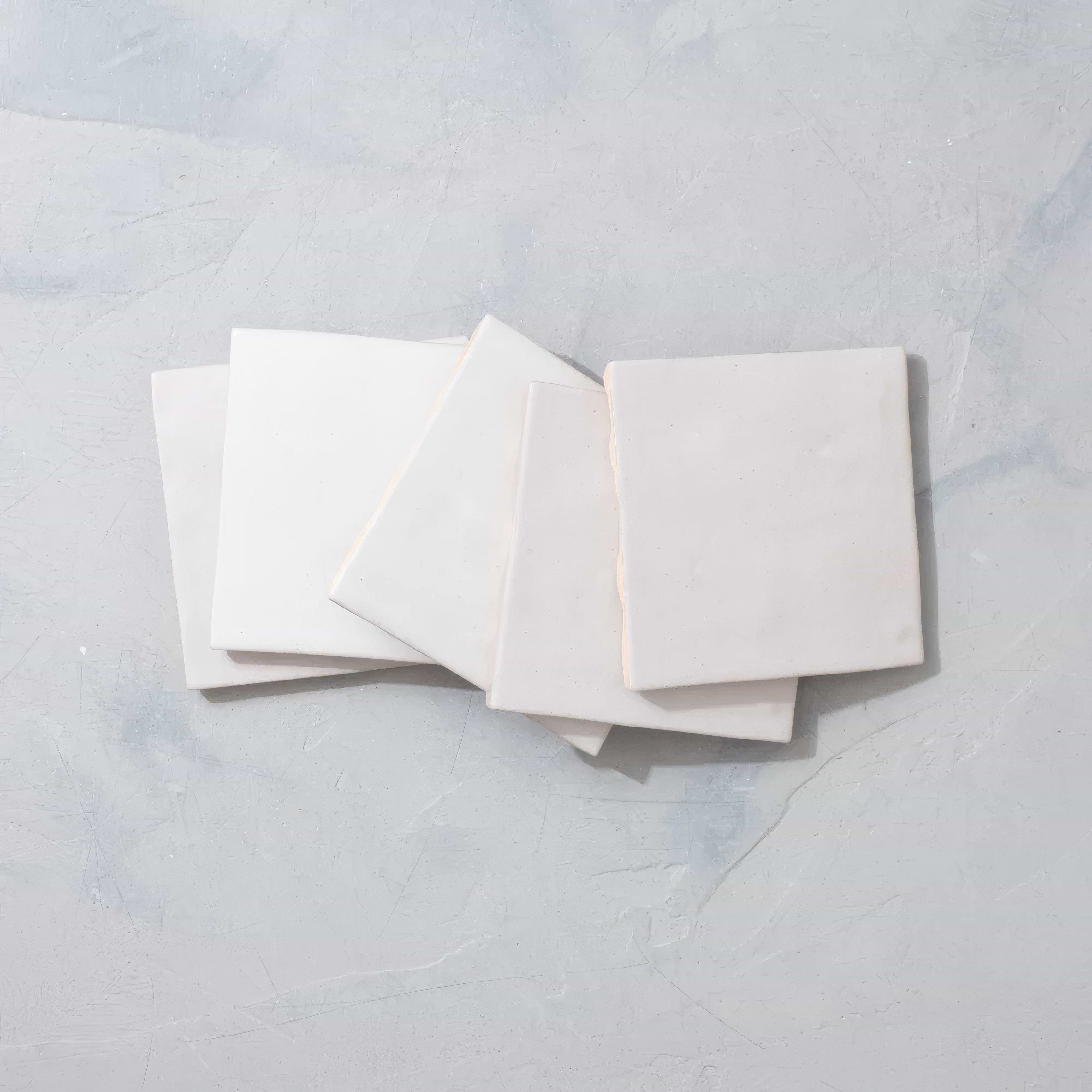 Salt White Ceramic Zellige By Hyperion Tiles