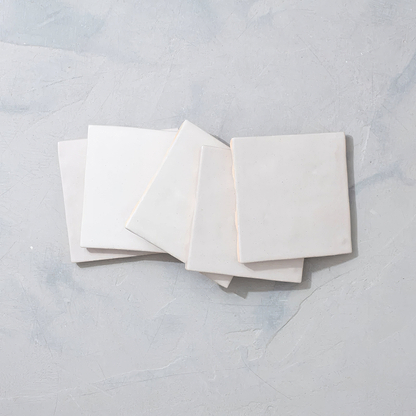 Salt White Ceramic Zellige By Hyperion Tiles