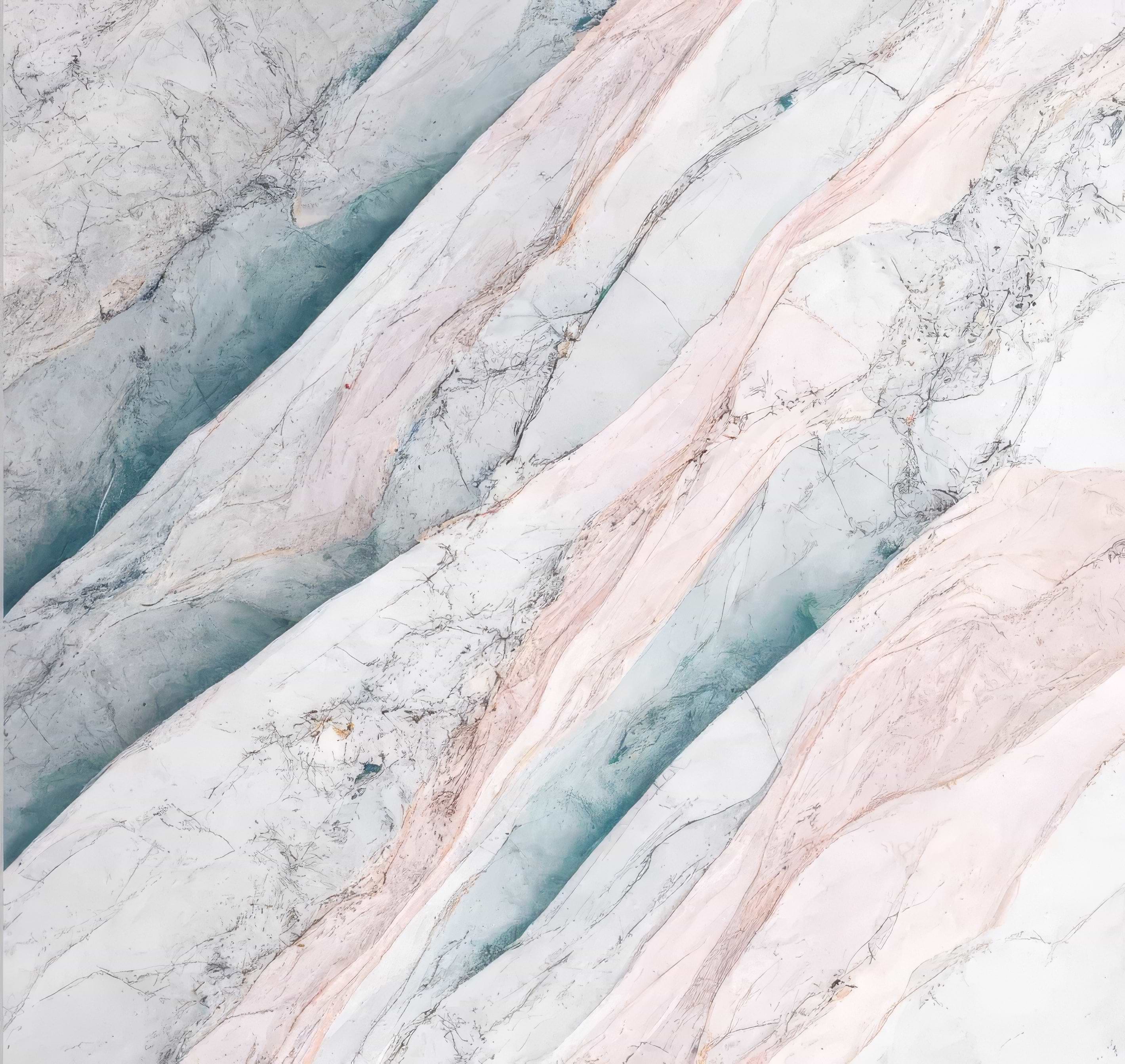 Shower Panel Pink Blue Lamura Marble By Hyperion Tiles