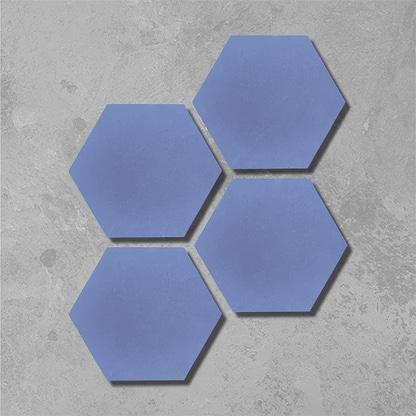 Sea Blue Hexagonal Tile - Hyperion Tiles