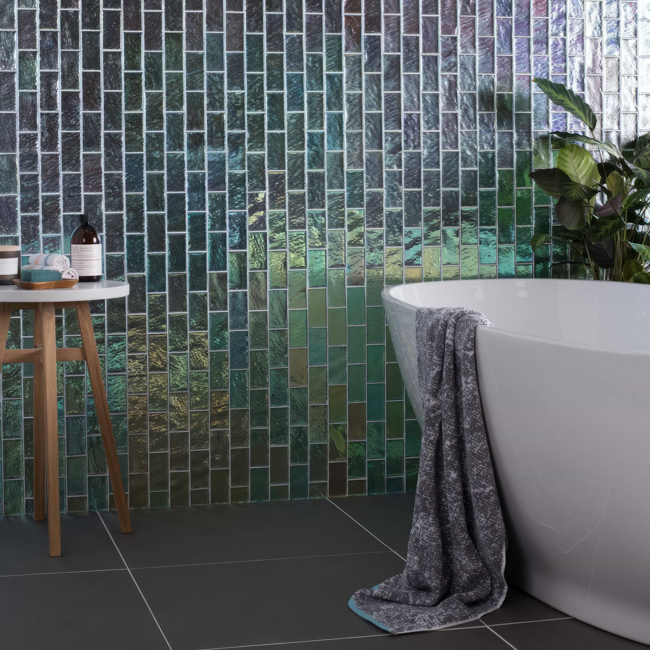 Silver Gloss Mosaic Radiance - Hyperion Tiles