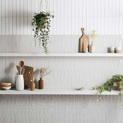 Skinny Portland Stone Metro Tile - Hyperion Tiles