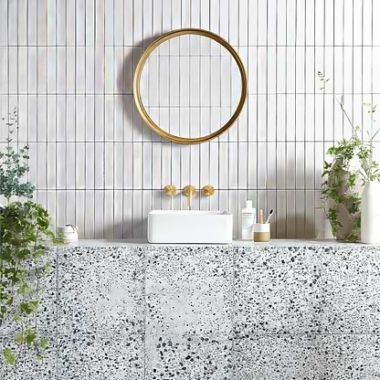 Skinny Portland Stone Metro Tile - Hyperion Tiles