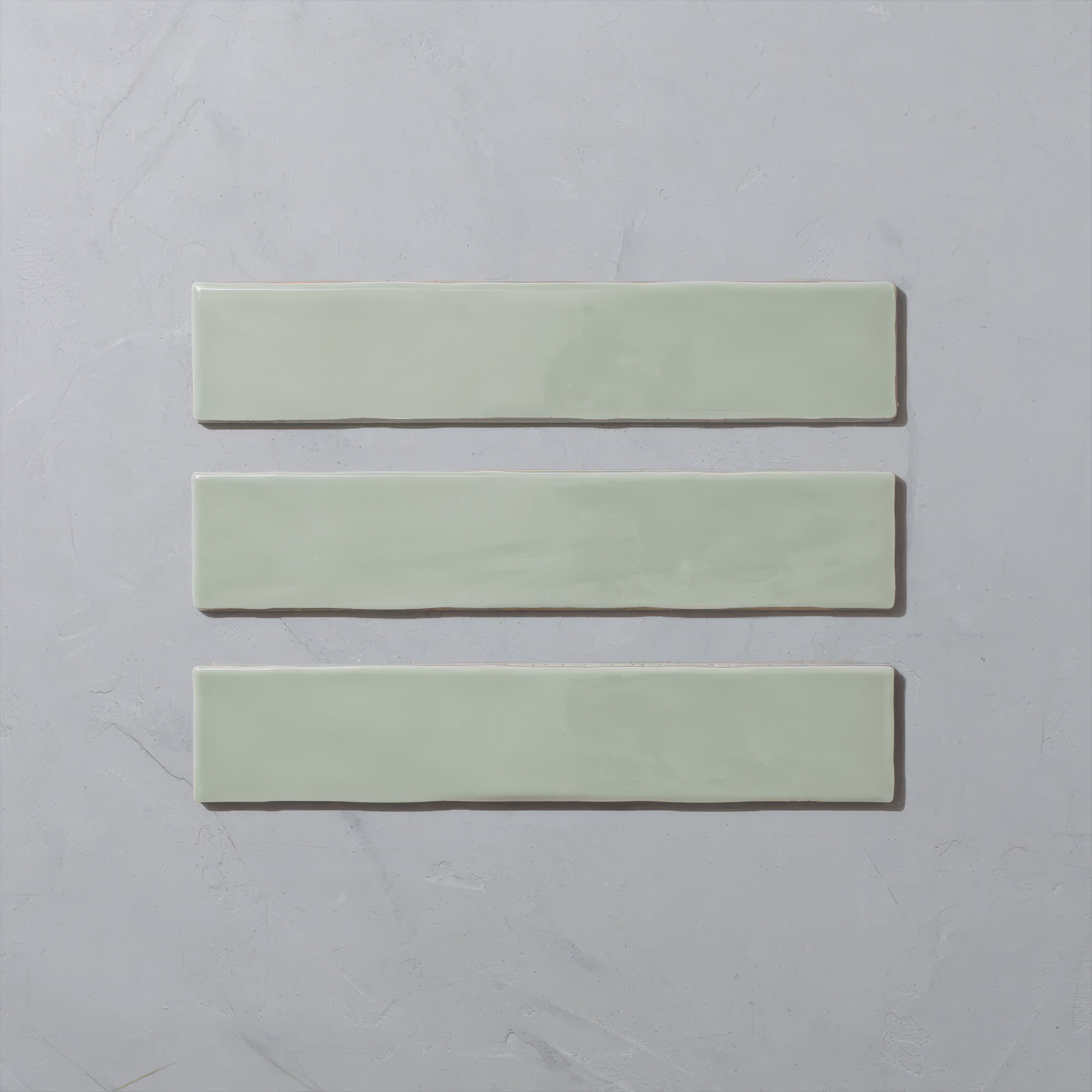 Fennel Glazed Skinny Metro Tile By Hyperion Tiles
