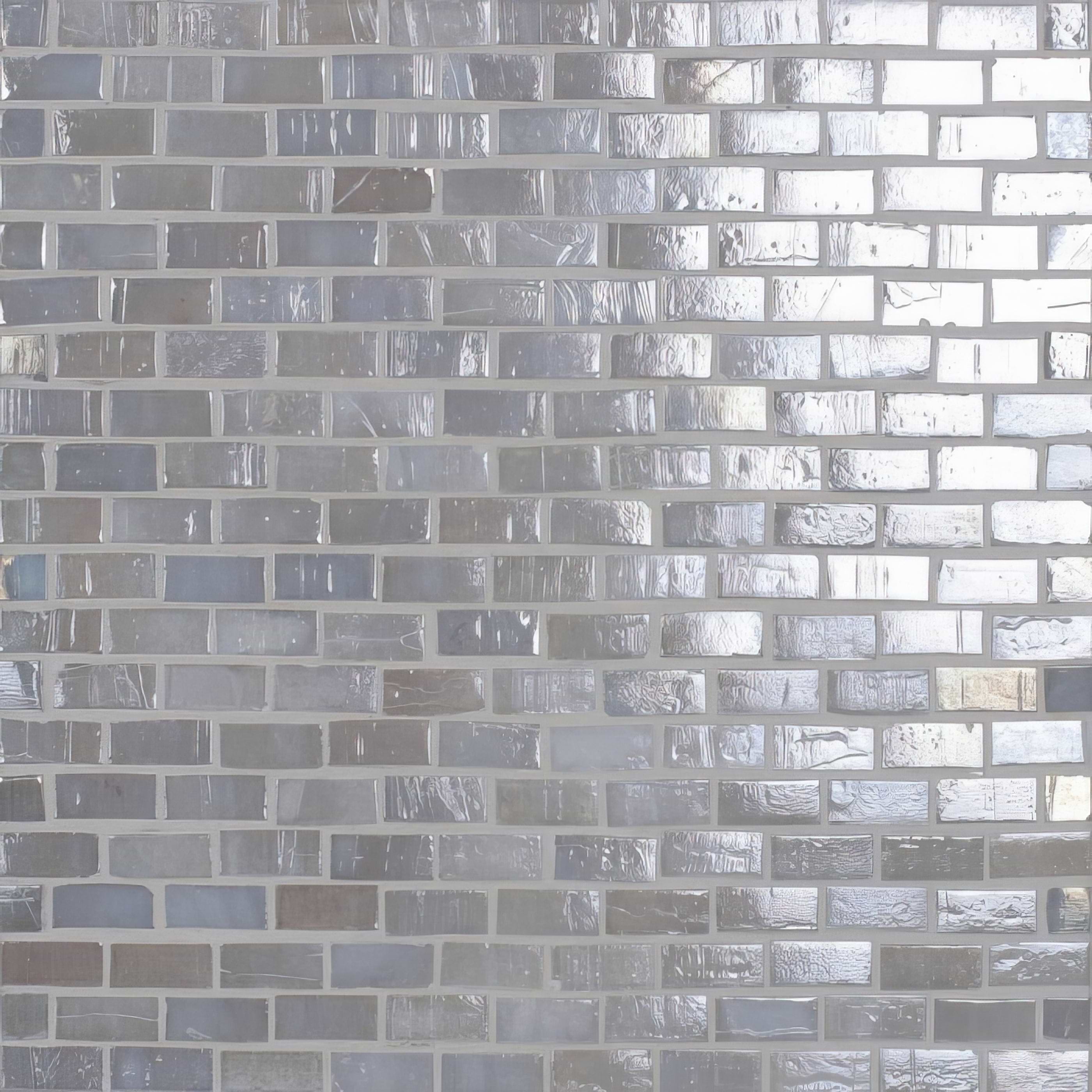Spa Glacier Brick Mosaic