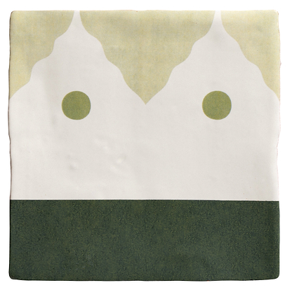 Studio Minaret Green Dot Ceramic - Hyperion Tiles