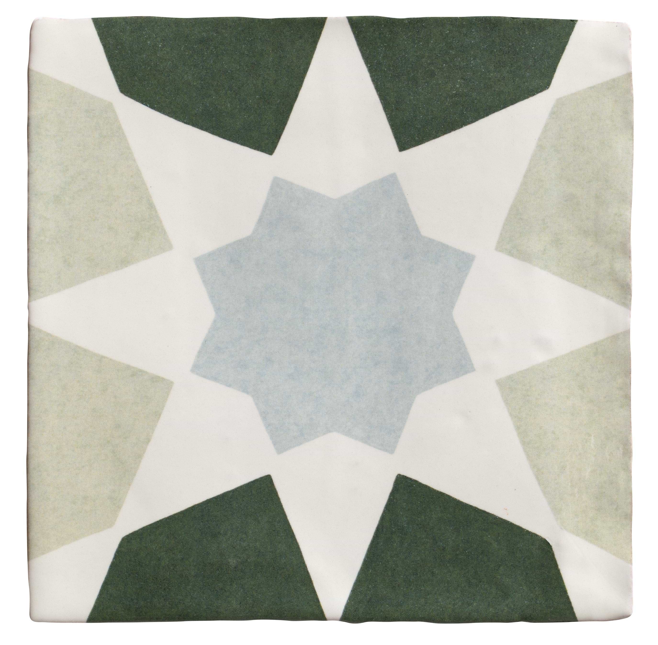 Studio Souk Blue Star Ceramic - Hyperion Tiles