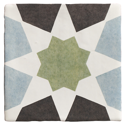 Studio Souk Green Star Ceramic - Hyperion Tiles