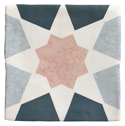Studio Souk Pink Star Ceramic - Hyperion Tiles