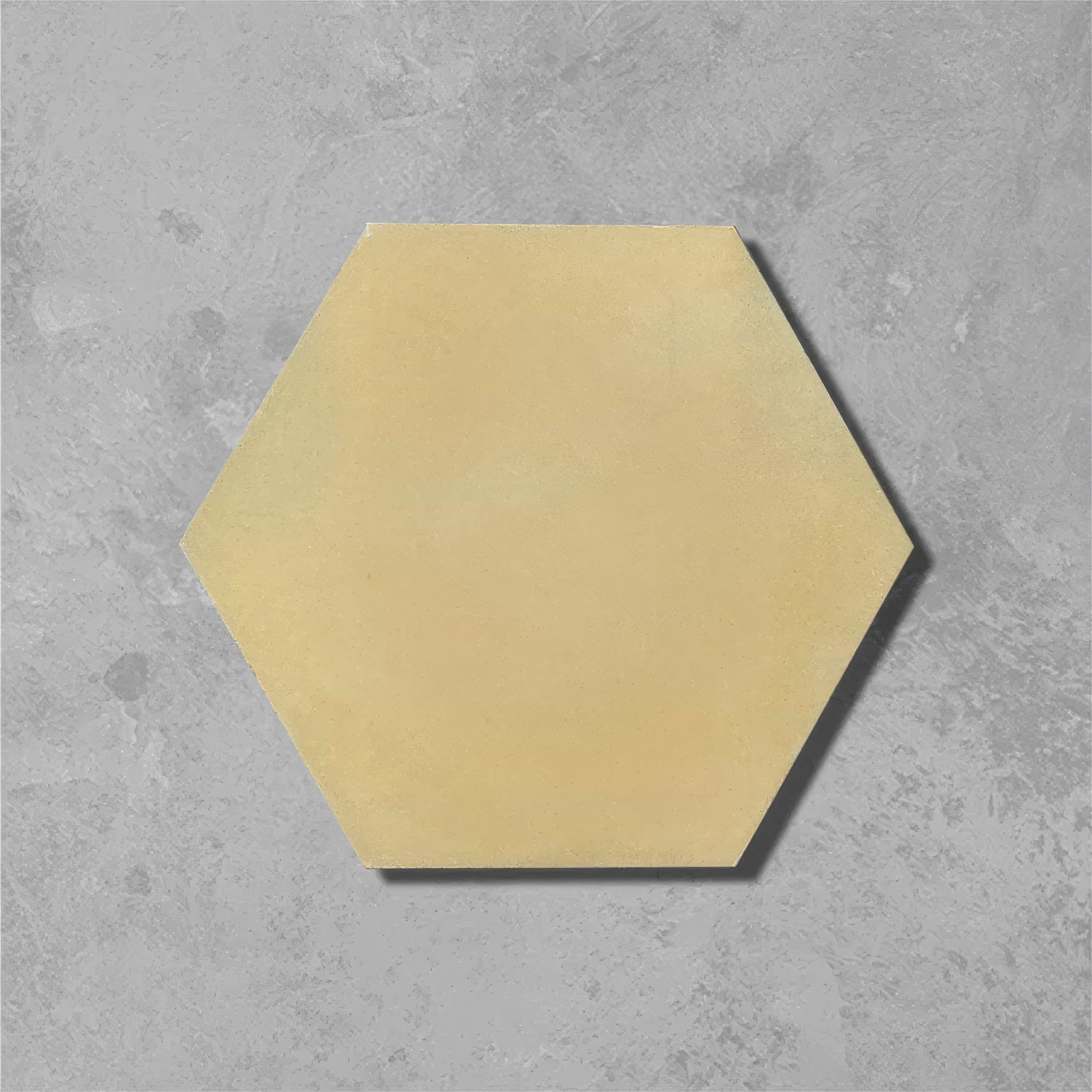 Sweet Yellow Hexagonal Tile - Hyperion Tiles