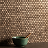 Tarvos Copper Mixed Finish Penny Round - Hyperion Tiles