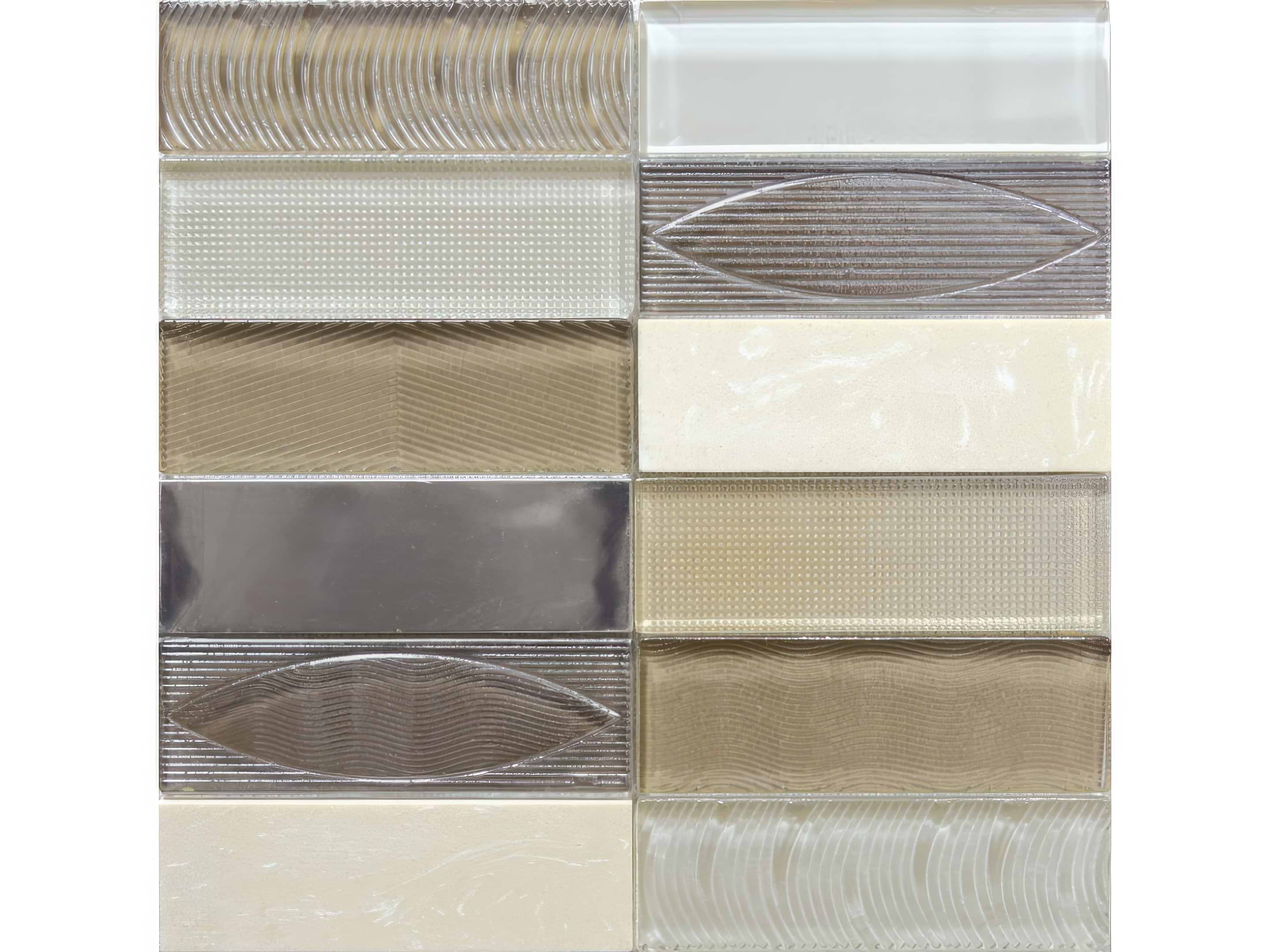 Trip Geo Beige Mosaic - Hyperion Tiles