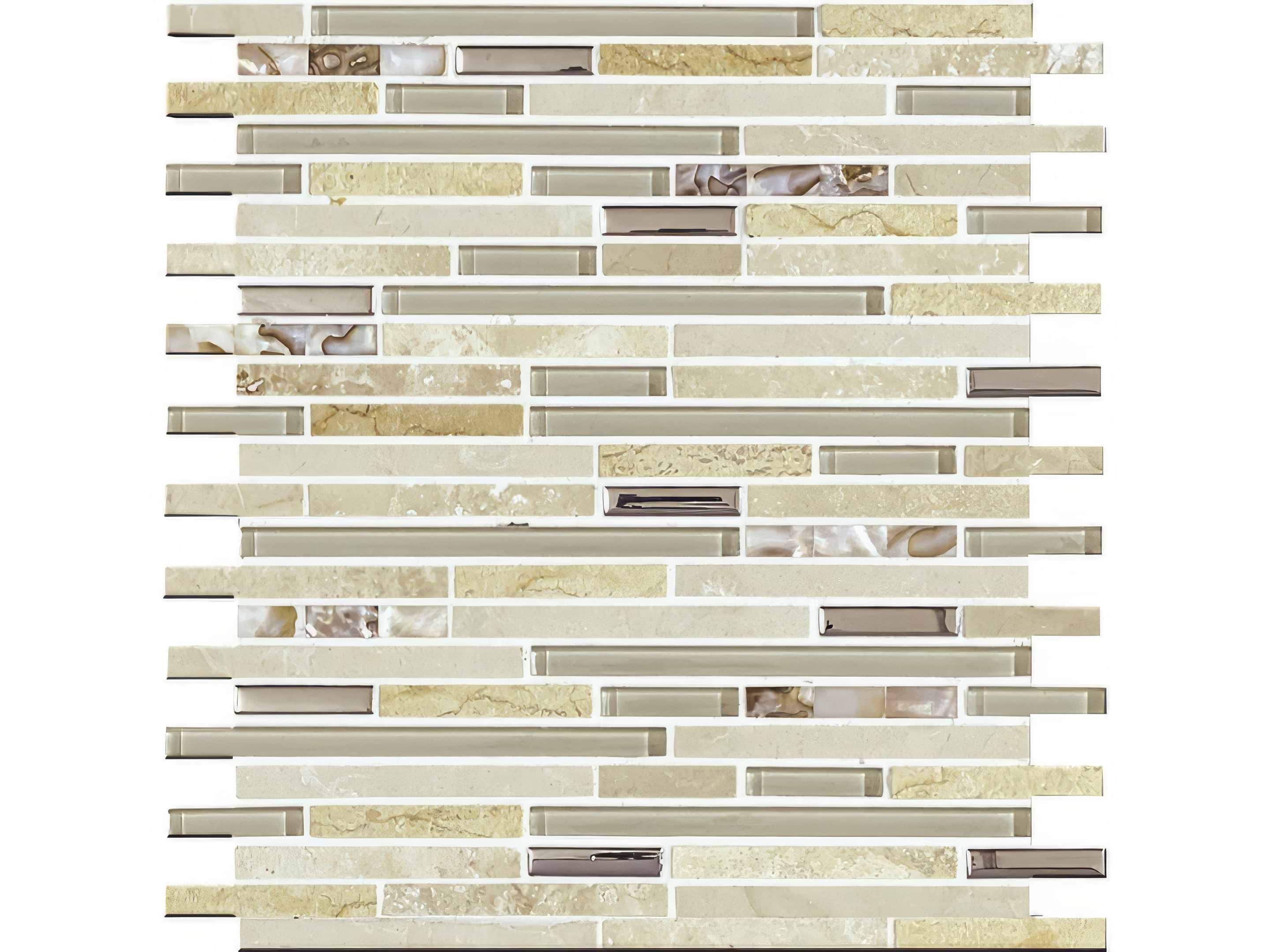 Trip Lluvia Beige Mosaic - Hyperion Tiles