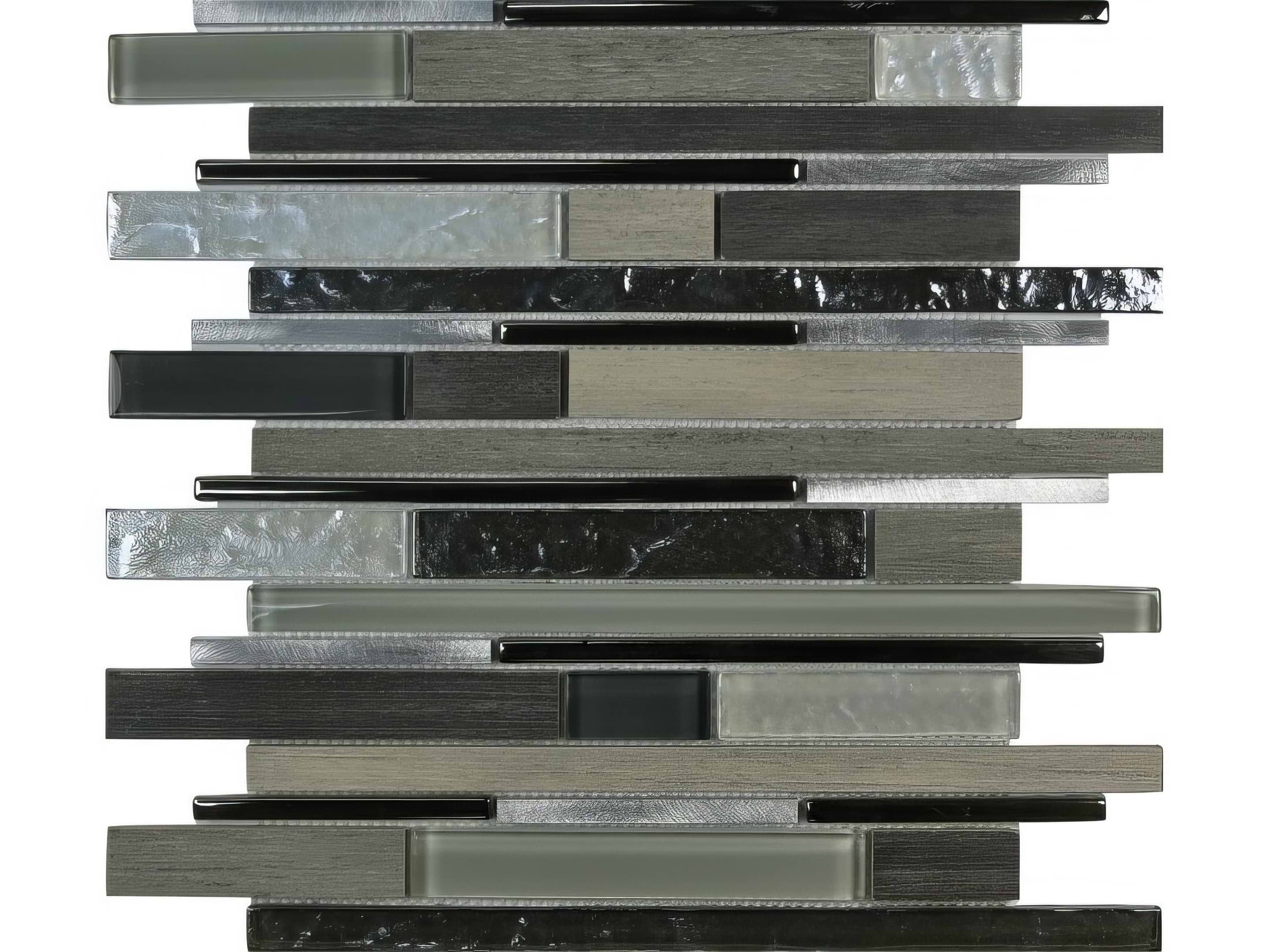Trip Timber Gris Mosaic - Hyperion Tiles