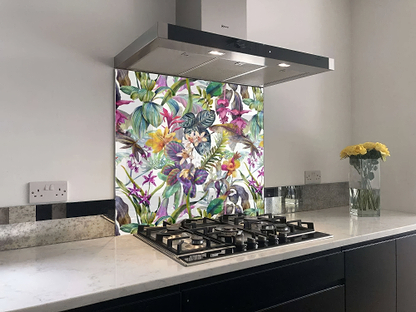Tropical Floral Dream Shower Wall Panel By Hyperion Tiles