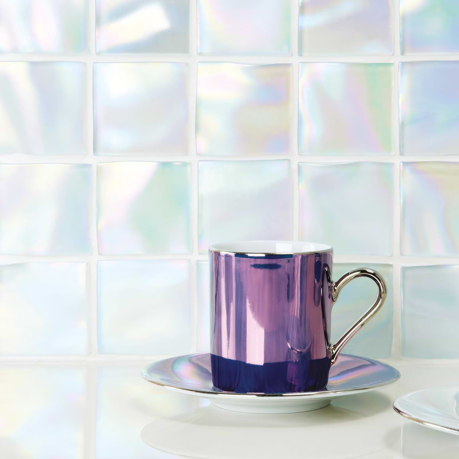 Ultimo Shell Iridescent Mosaic - Hyperion Tiles