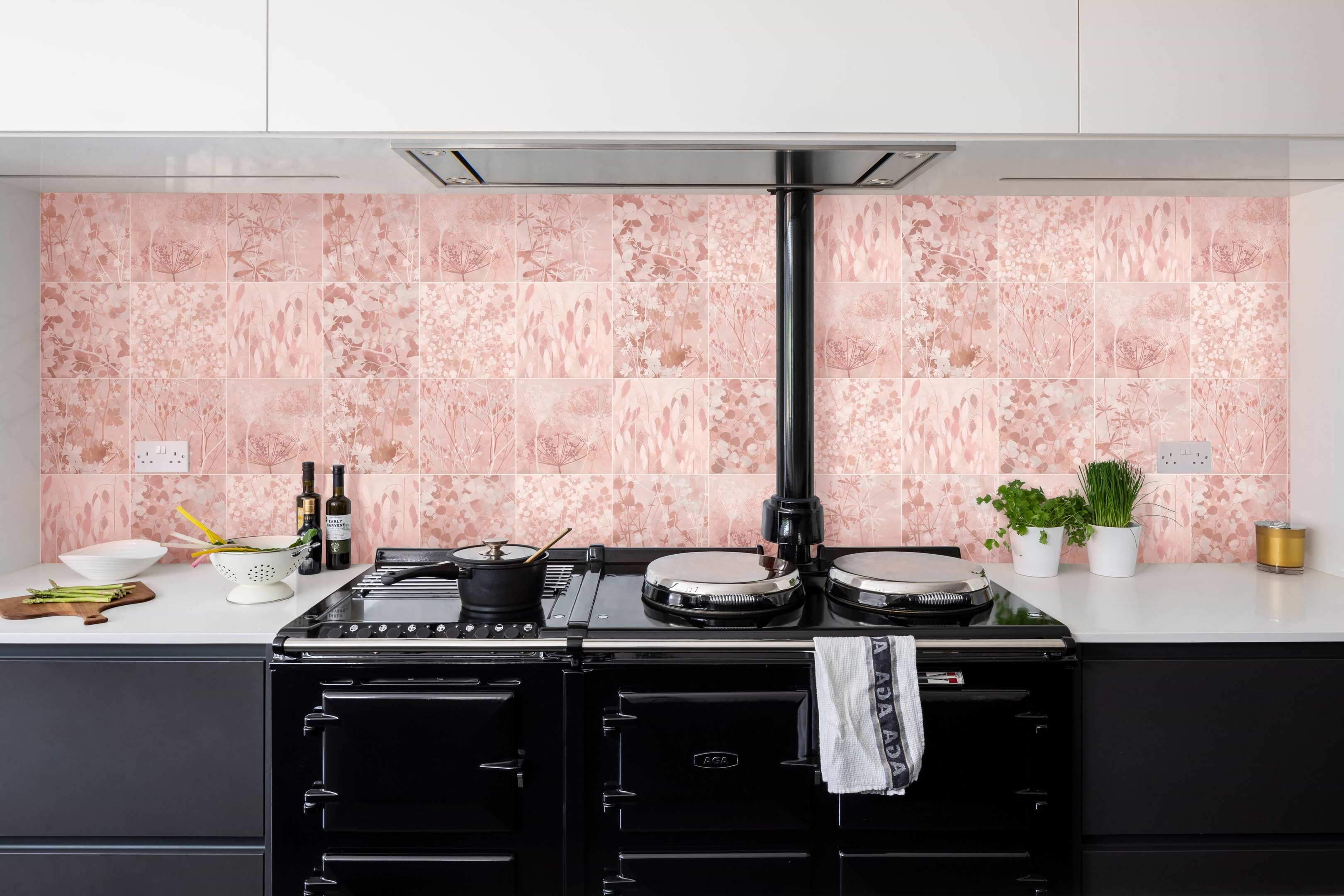 Clarissa Hulse Porcelain Wild Botanicals Pink - Hyperion Tiles