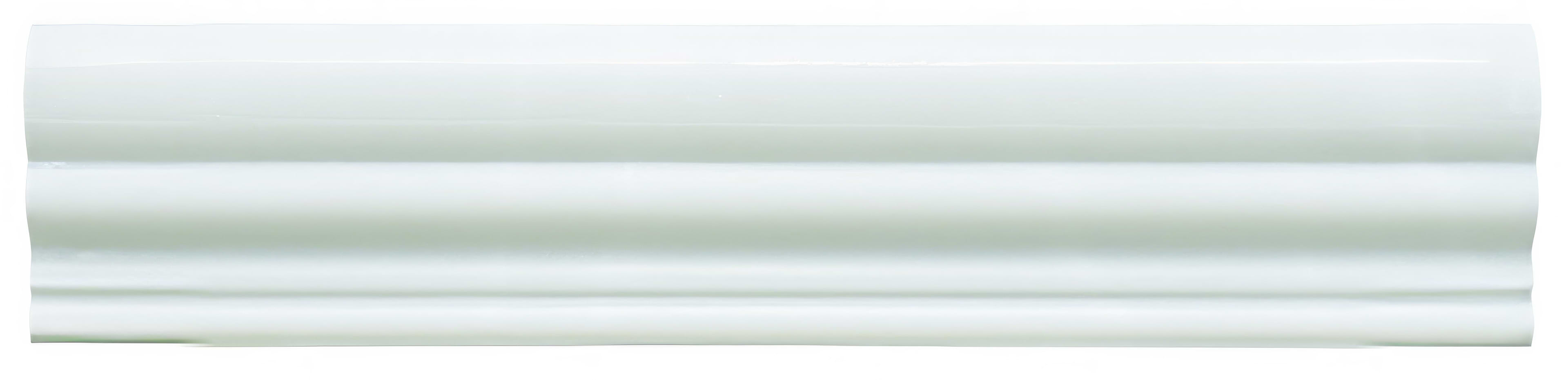 Viano White Honed Chair Rail - Hyperion Tiles