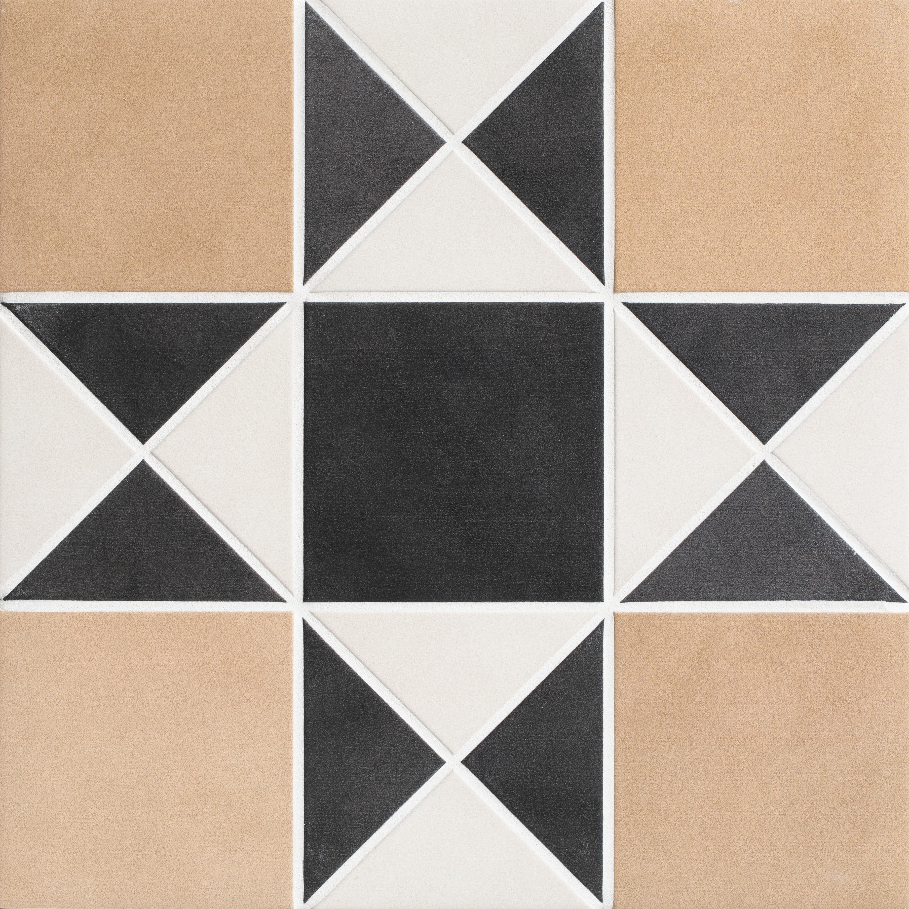 Victorian Style Porcelain Finchley Pattern Sandstone - Hyperion Tiles