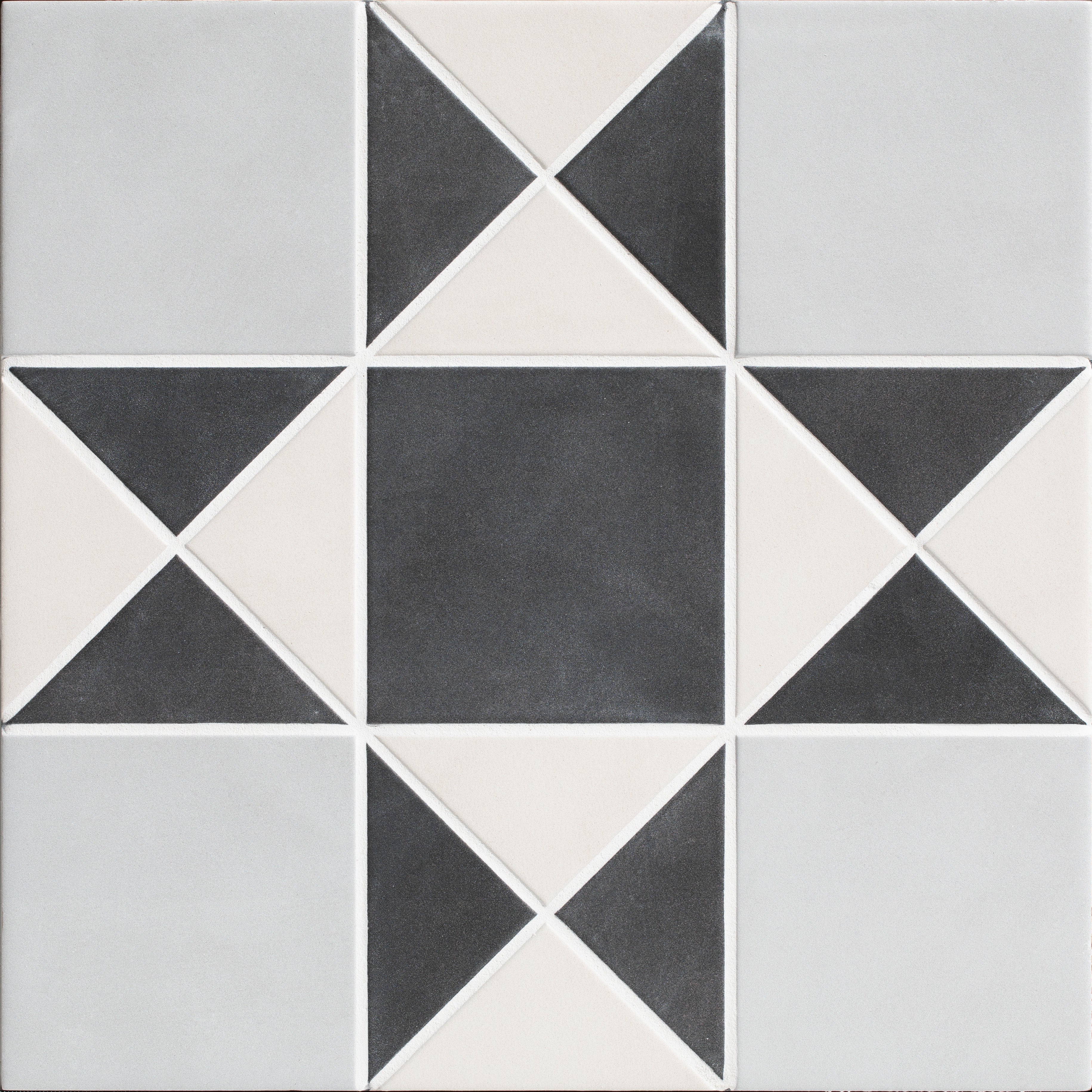 Victorian Style Porcelain Finchley Pattern Soft Grey - Hyperion Tiles
