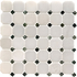 White Octagon 4.8 Venetian Mosaics - Hyperion Tiles