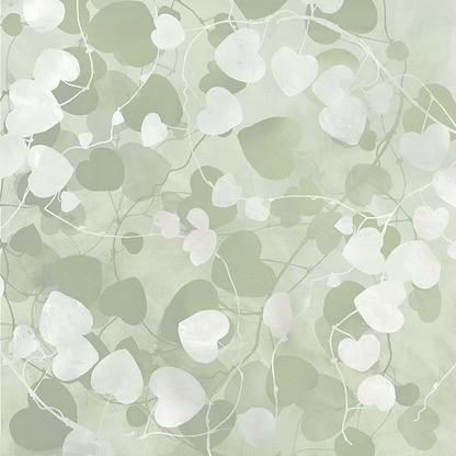 Wild Botanicals Porcelain Green By Clarissa Hulse - Hyperion Tiles