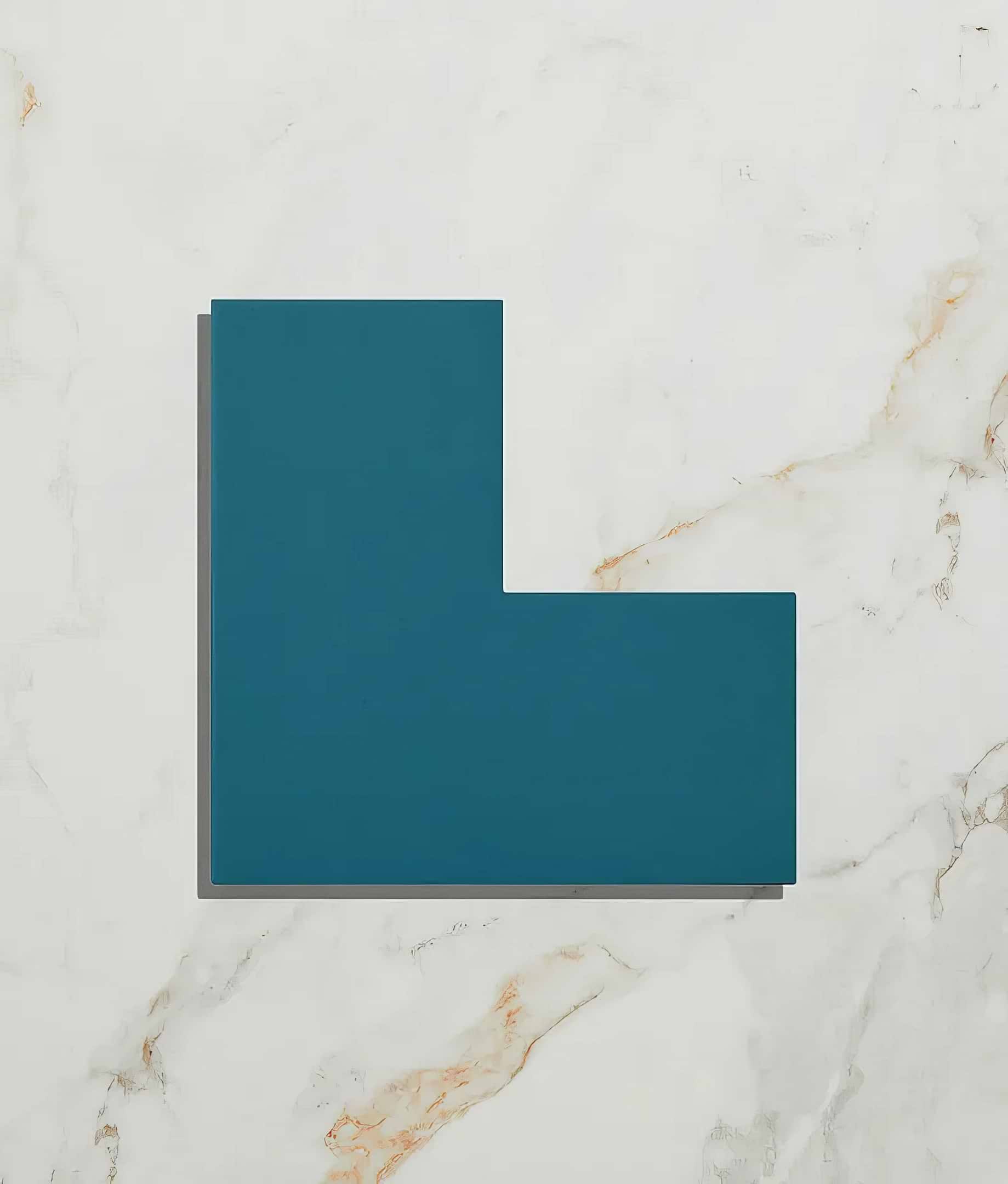Abstract Porcelain Teal - Hyperion Tiles