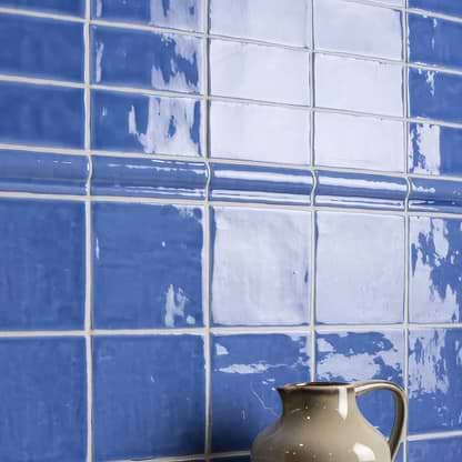 Agapanthus Half Tile - Hyperion Tiles