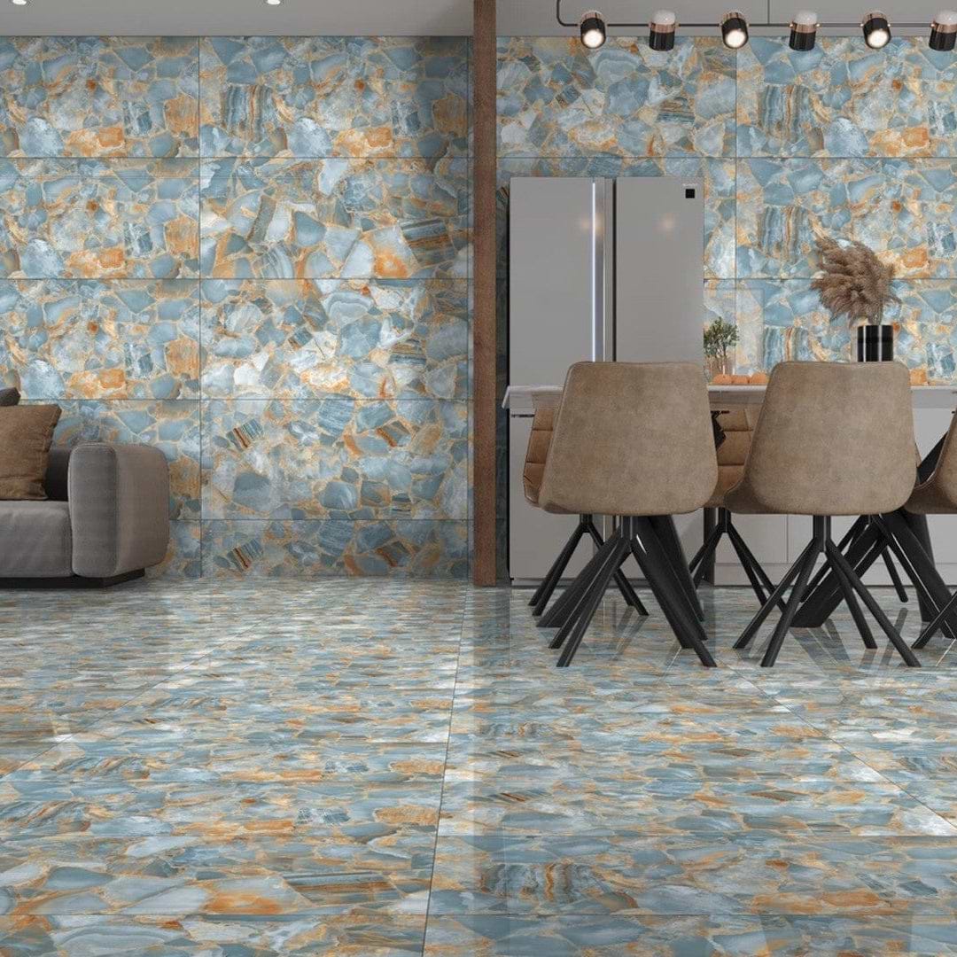 Agate Aqua 60 x 120cm - Hyperion Tiles