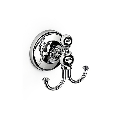 Albany Double Hook Chrome - Hyperion Tiles