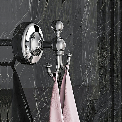 Albany Double Hook Chrome - Hyperion Tiles