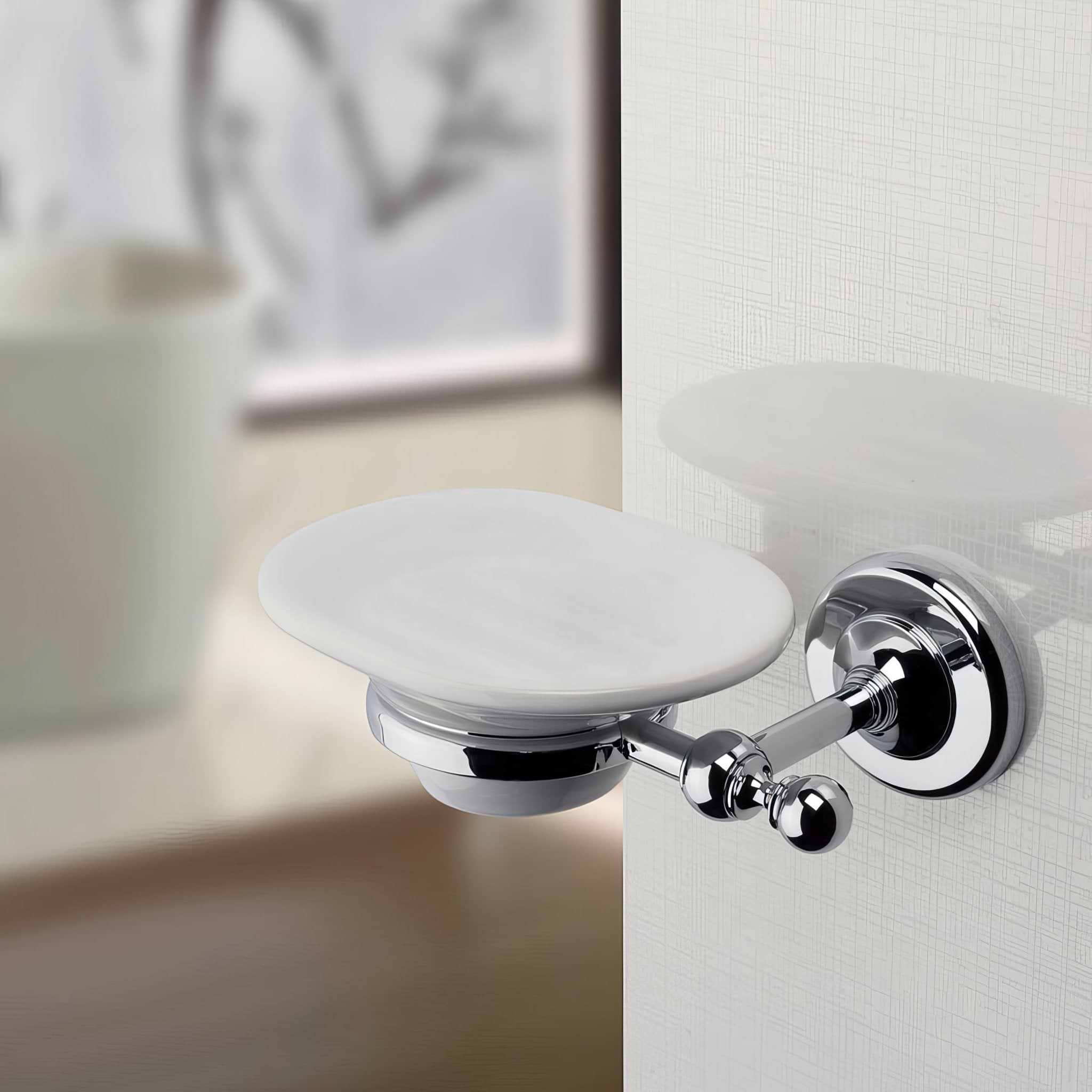 Albany Soap Dish Chrome - Hyperion Tiles